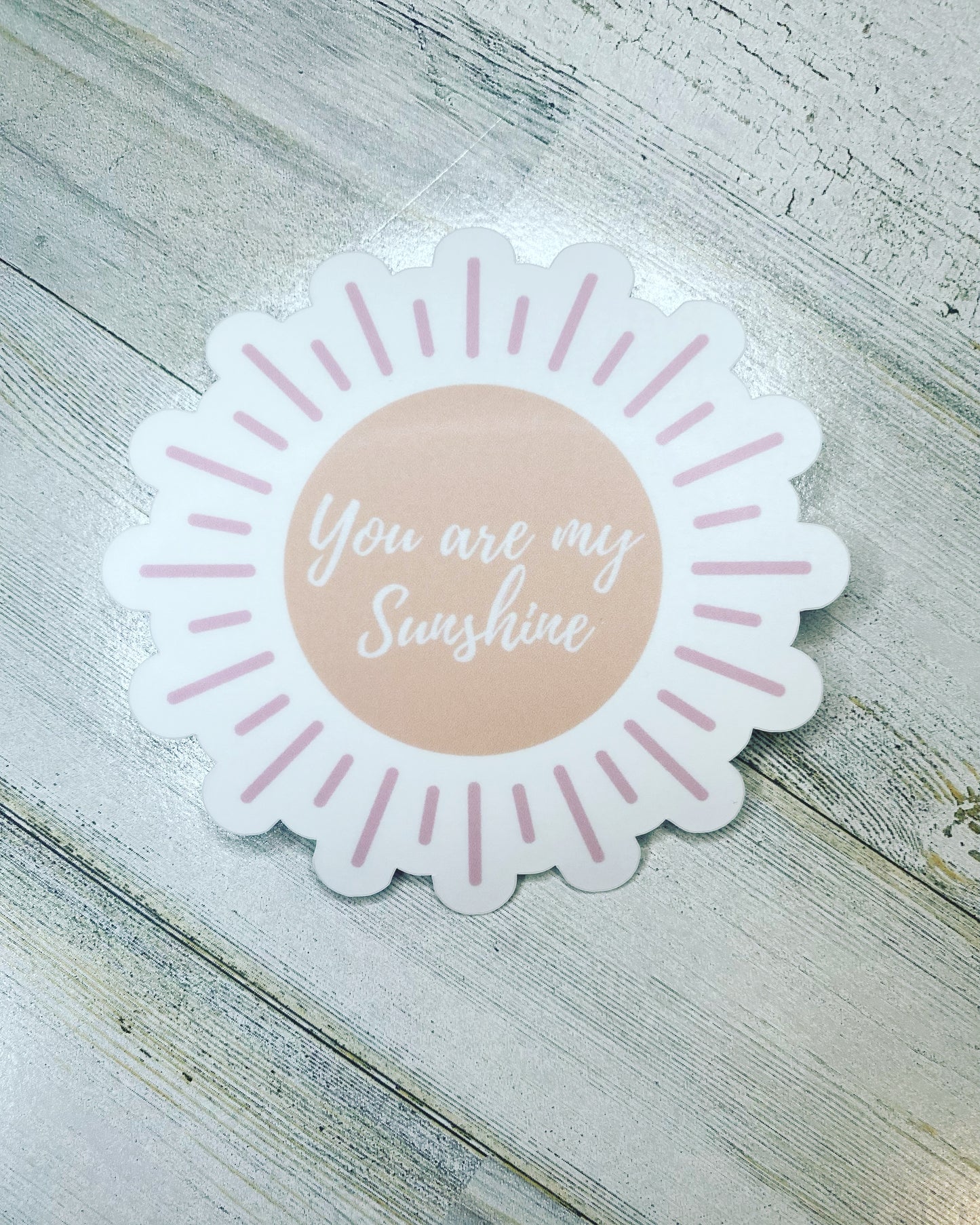 You are my Sunshine matte vinyl sticker