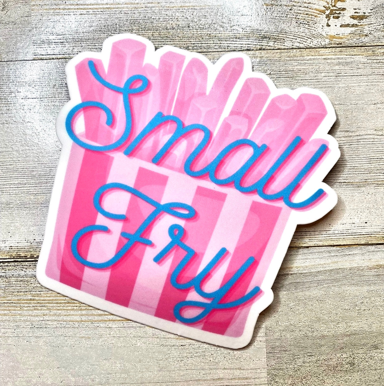 Small Fry matte vinyl sticker